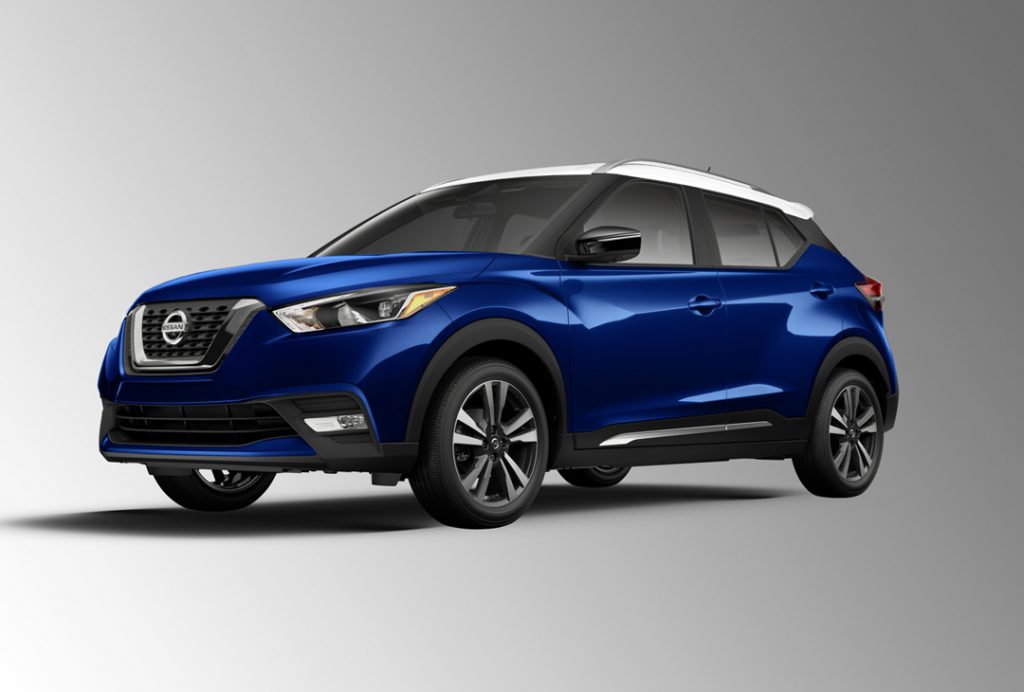 Nissan Kicks 2021 en bleu